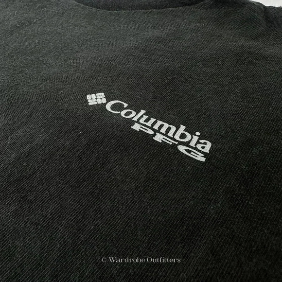 Columbia PFG Black Tee Shirt - Picture 1 of 5